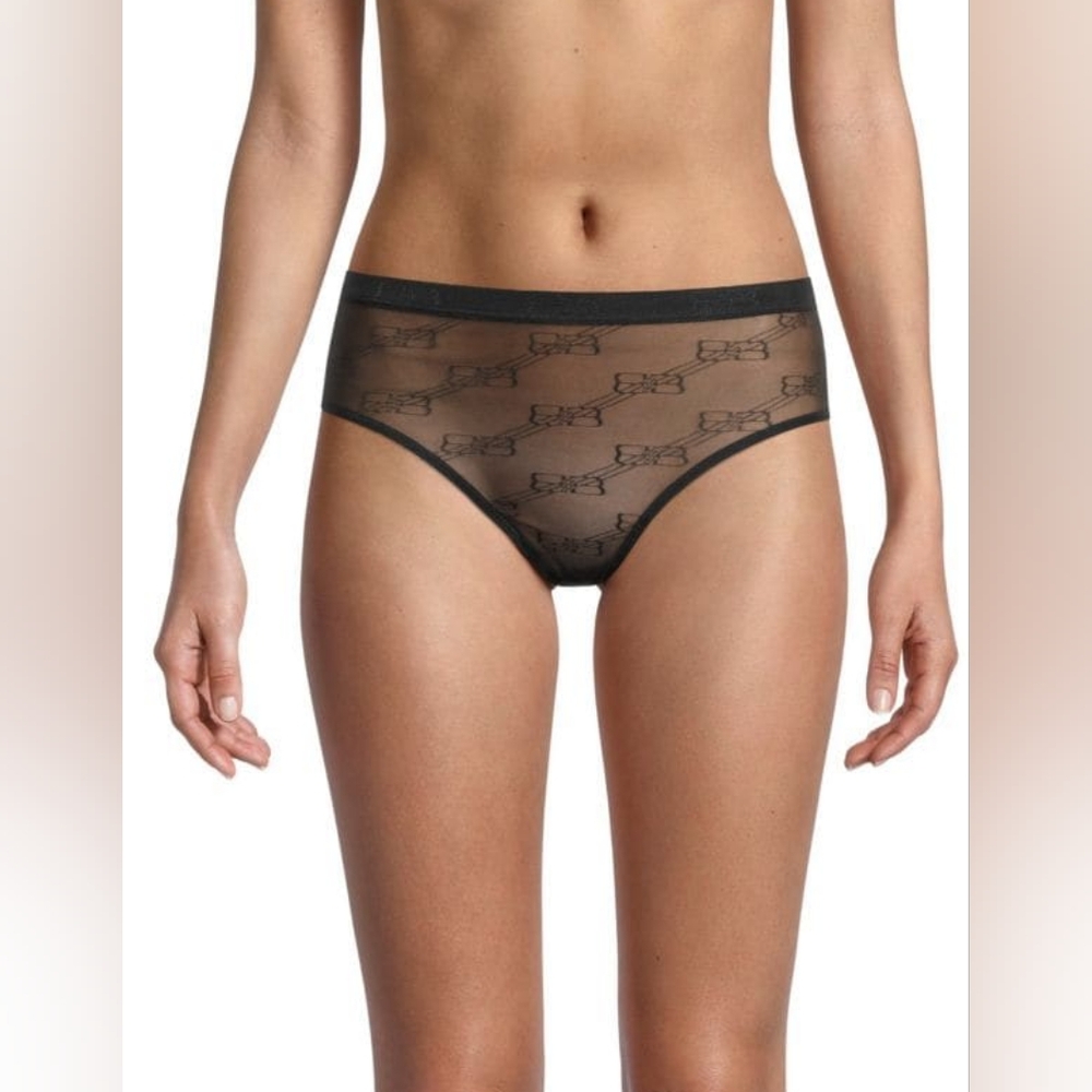 BB2. NWT BALENCIAGA MONOGRAM TULLE LOGO BRIEFS